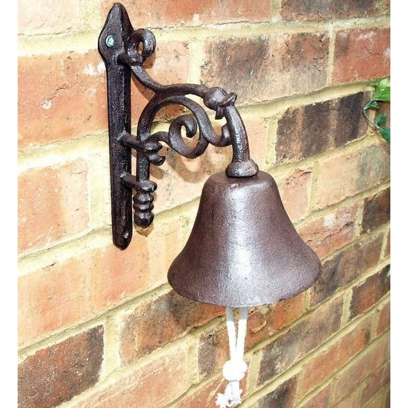 Esschert Design DB40 Cast Iron Decorative Doorbell Brown - Image 2